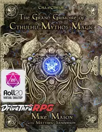 The Grand Grimoire of Cthulhu Mythos Magic | Roll20 VTT