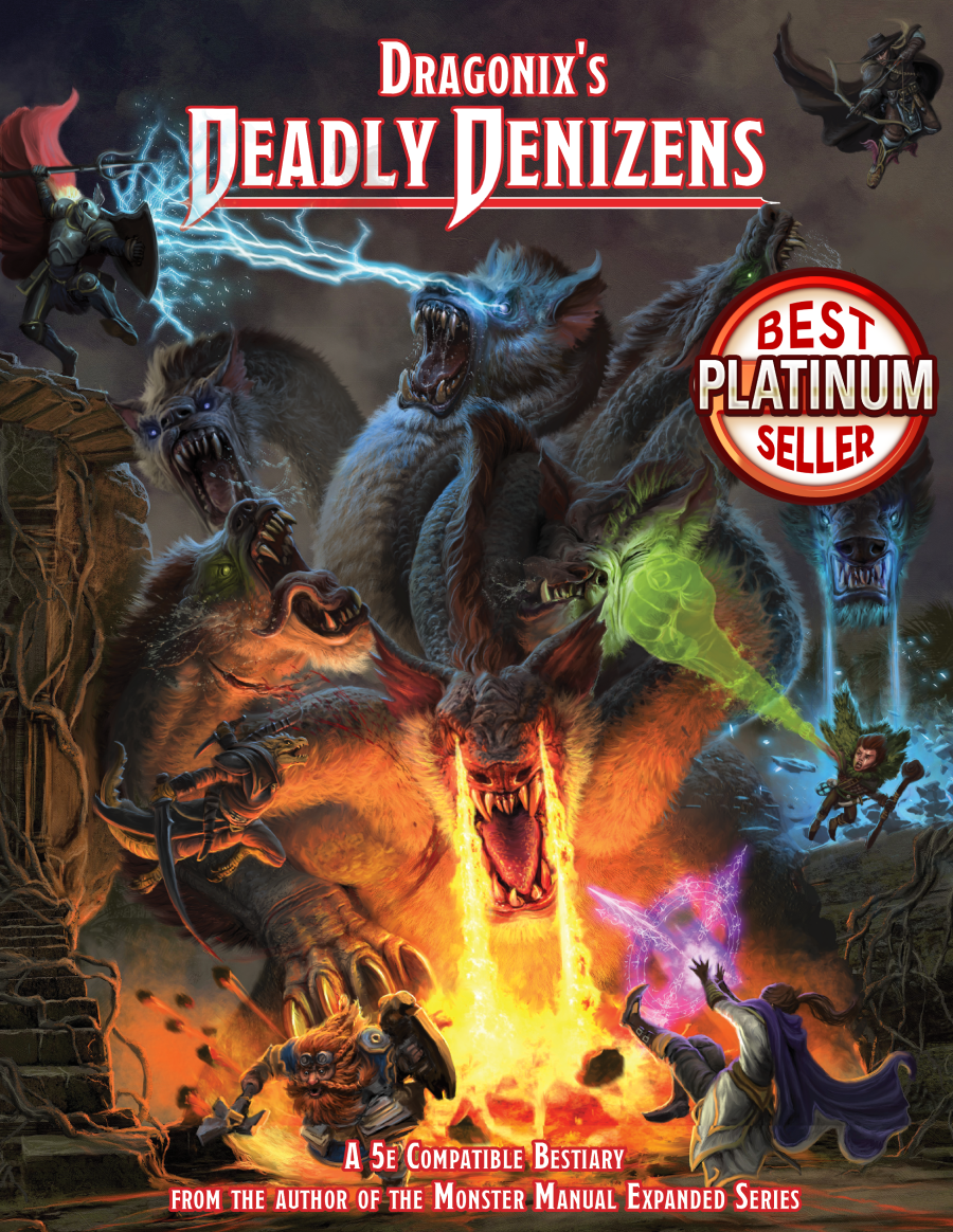 Dragonix's Deadly Denizens (5e) - Dragonix Books | DriveThruRPG