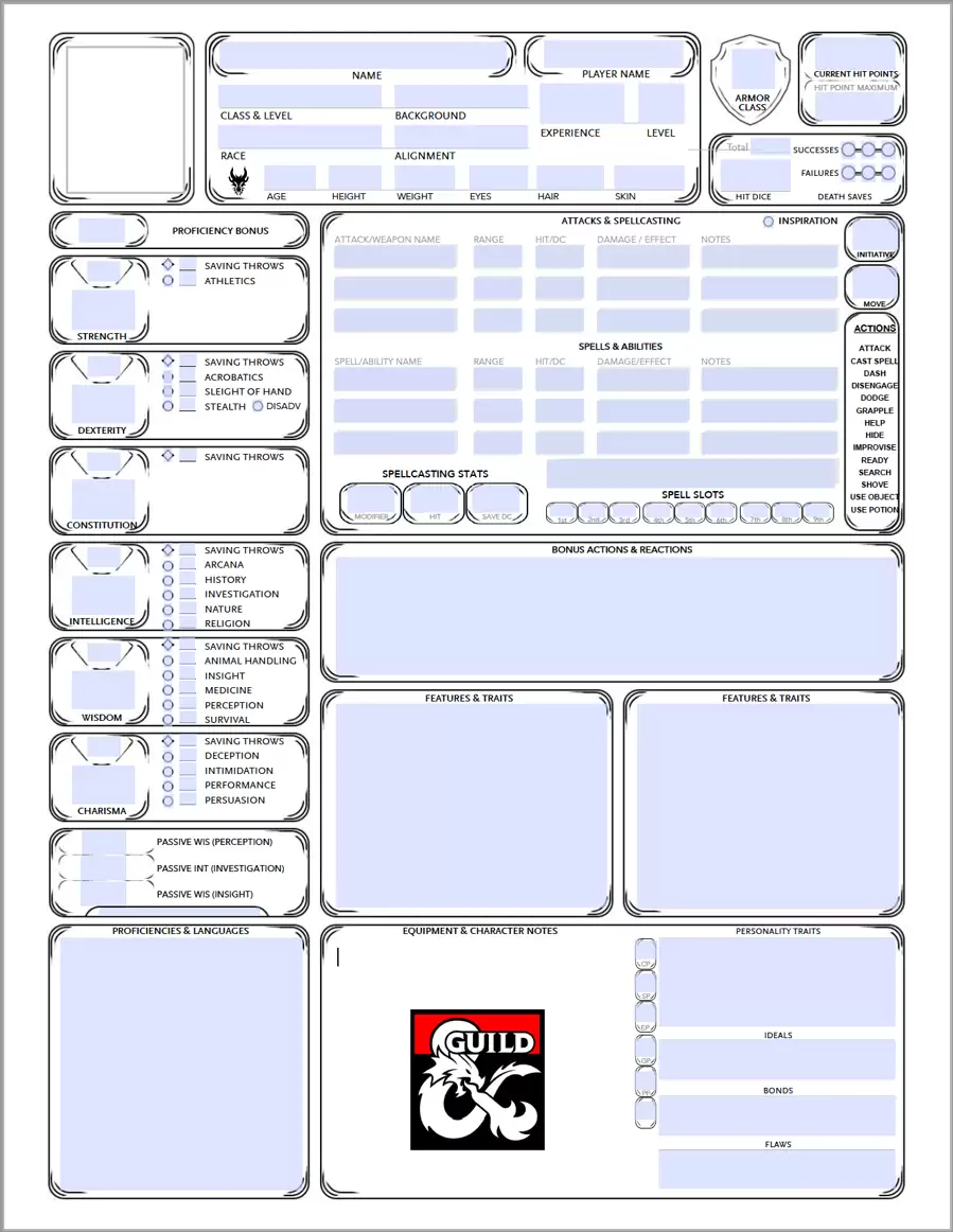 d-d-custom-character-sheet-for-free-use-in-dnd-adventures-dungeon-masters-guild-drivethrurpg for Dnd Character Sheet Printable Free D&D Custom Character Sheet for Free use in DND adventures - Dungeon Masters Guild | DriveThruRPG for Dnd Character Sheet Printable Free